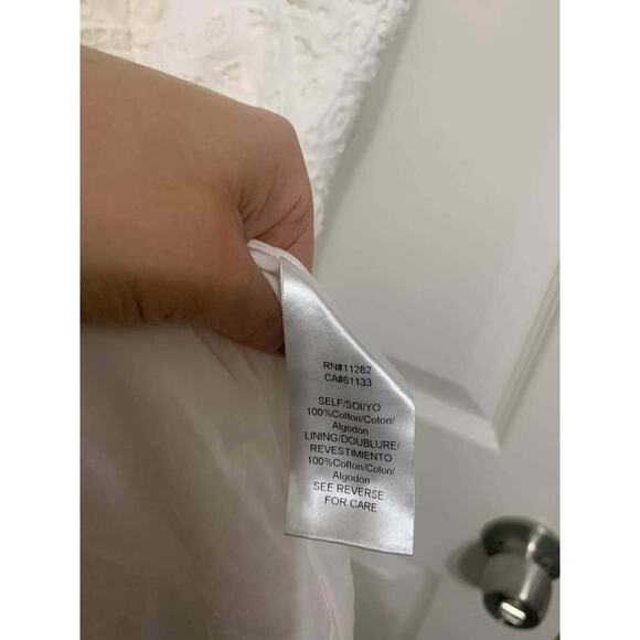 ADELYN RAE White Women's Janella Eyelet Maxi Dress Small NWOT $155 - Picture 6 of 6